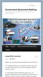 Mobile Screenshot of govsponsoredstalking.info